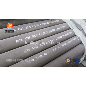 ASTM A192 chaudière sans soudure Tube